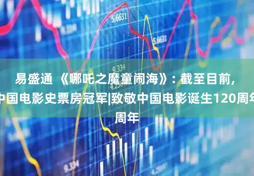 易盛通 《哪吒之魔童闹海》: 截至目前, 中国电影史票房冠军|致敬中国电影诞生120周年
