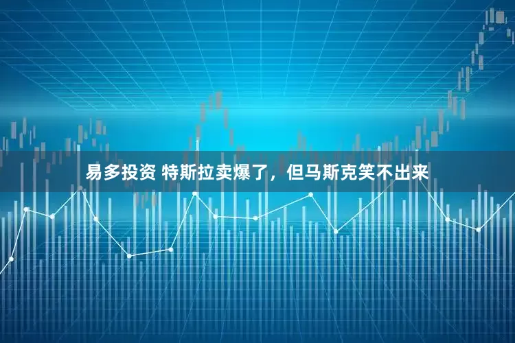 易多投资 特斯拉卖爆了，但马斯克笑不出来